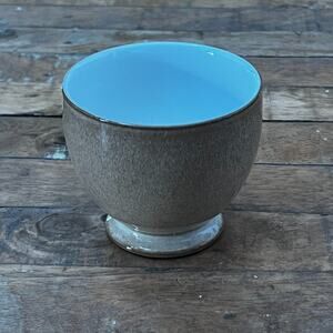 Denby Langley Luxor Sugar Bowl 3" Tall Tan Ceramic Color